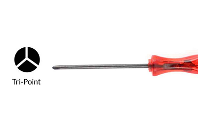 Tri-Point type screwdriver